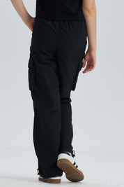 Pantalón Niña Parchute Cargo Negro