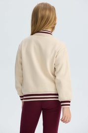 Chaqueta Niña Bomber Beige