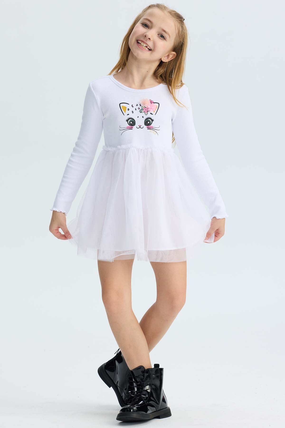 Vestido Niña Tutu Blanco