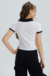 Polera Niña Sport Blanco