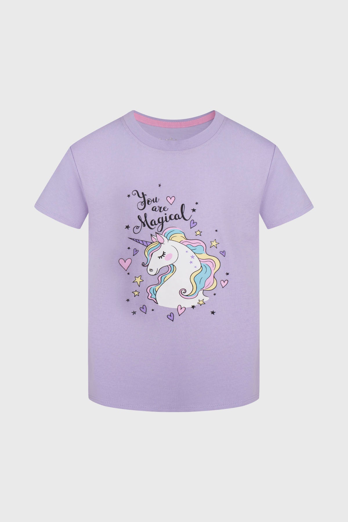 Polera Niña Bipack Print Lila