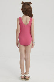 Traje de Baño Niña Argolla Fucsia