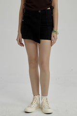 Falda Niña Short Denim Negro