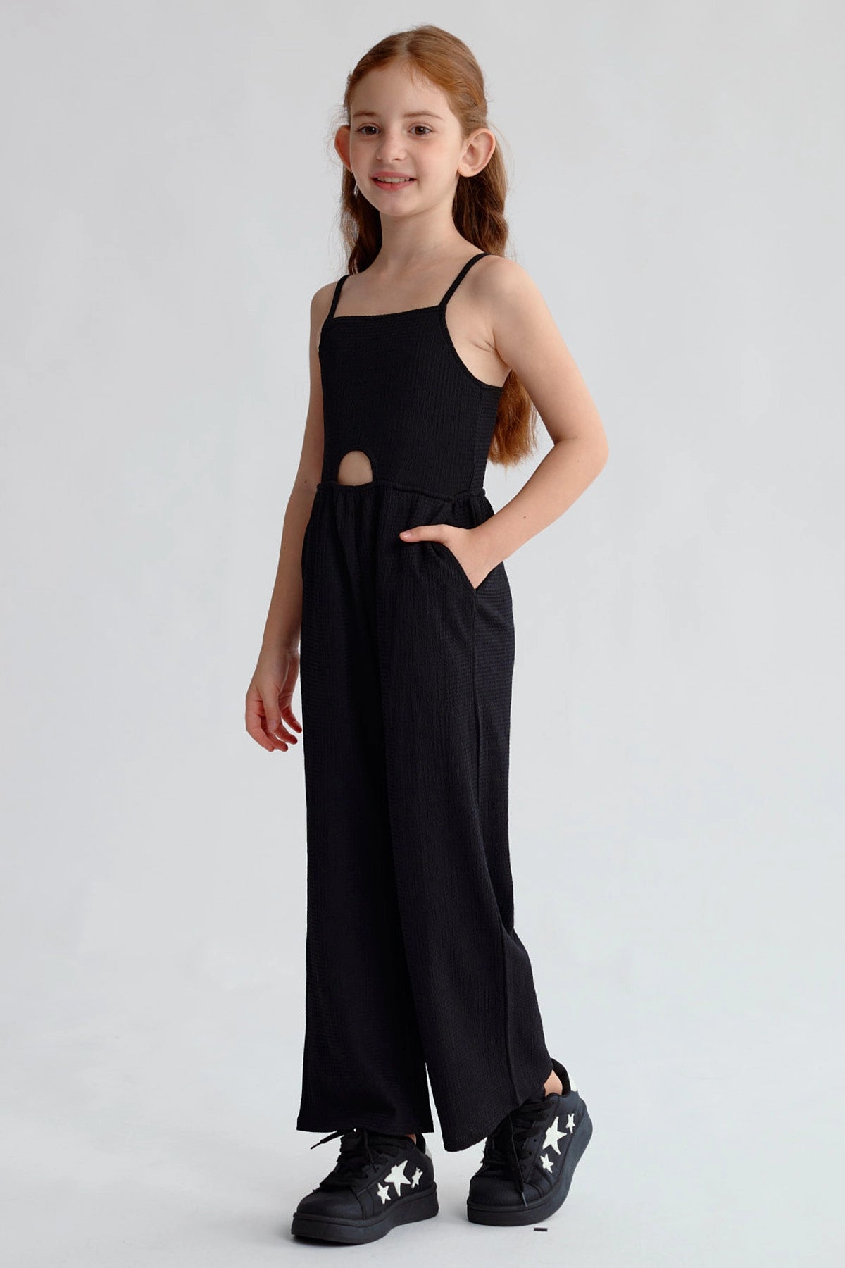 Enteritos Niña Largo Fiesta Negro