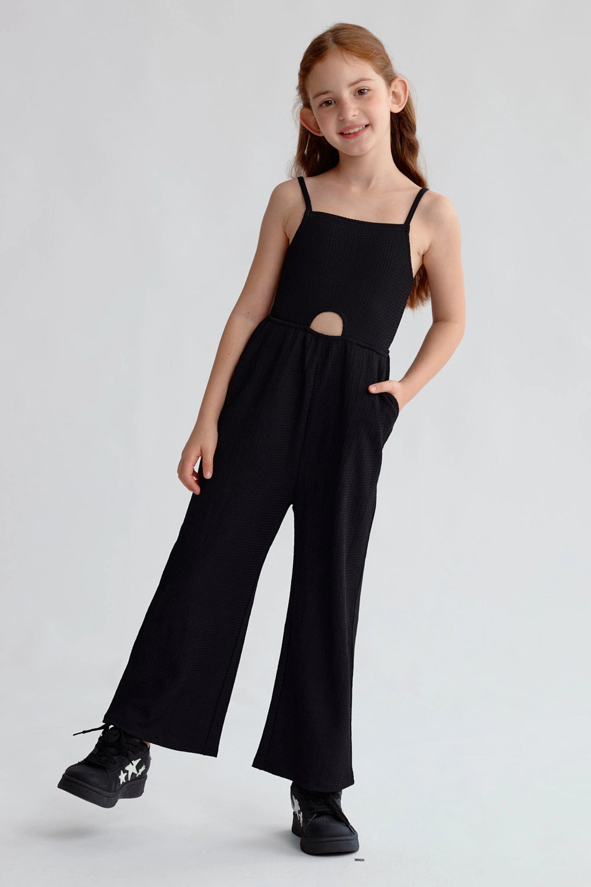 Enteritos Niña Largo Fiesta Negro