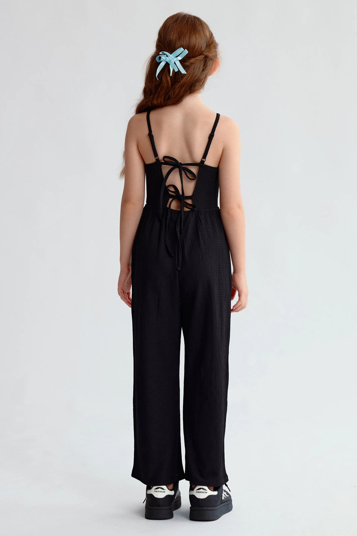 Enteritos Niña Largo Fiesta Negro