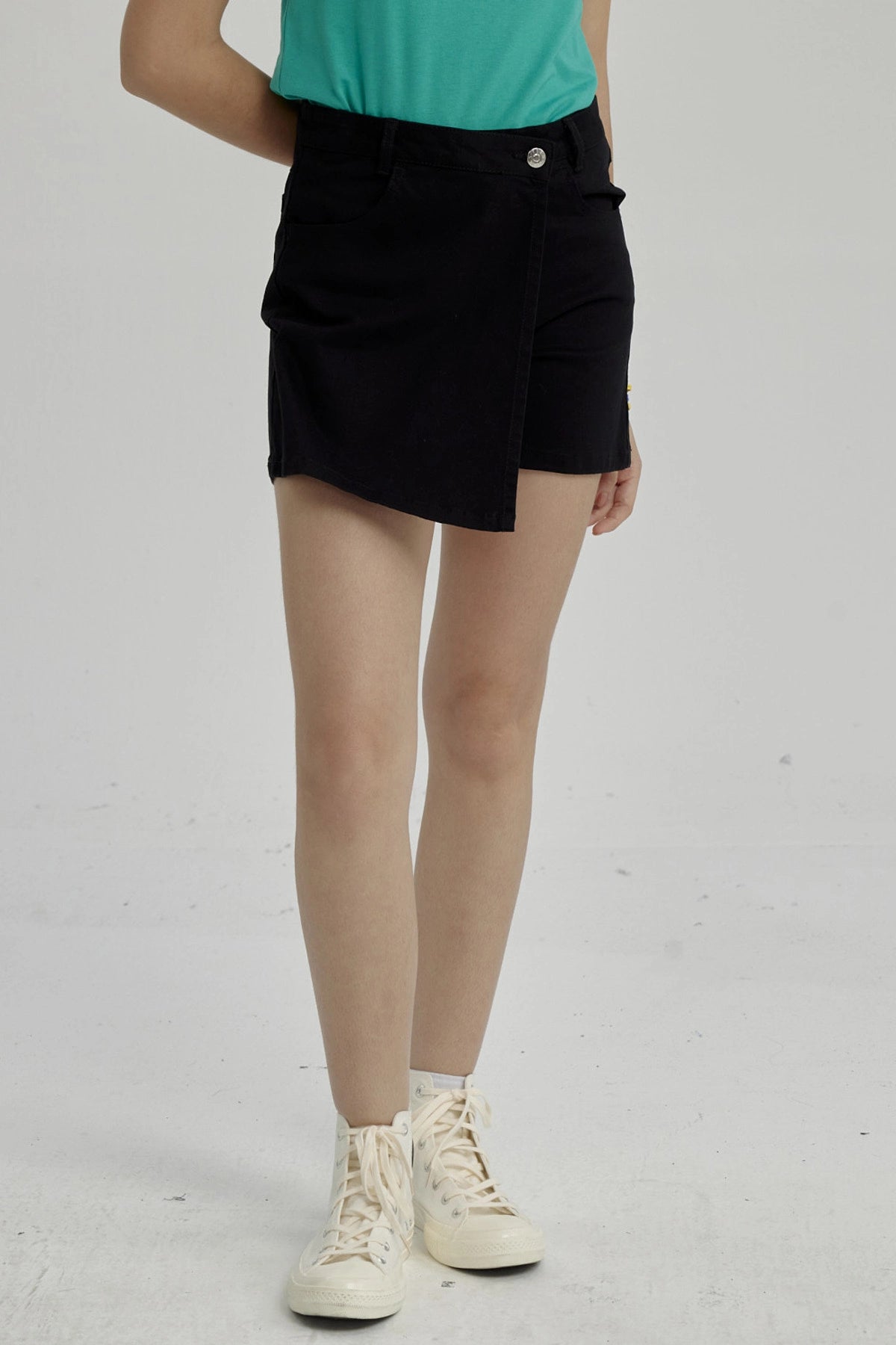 Short Niña Cargo Negro