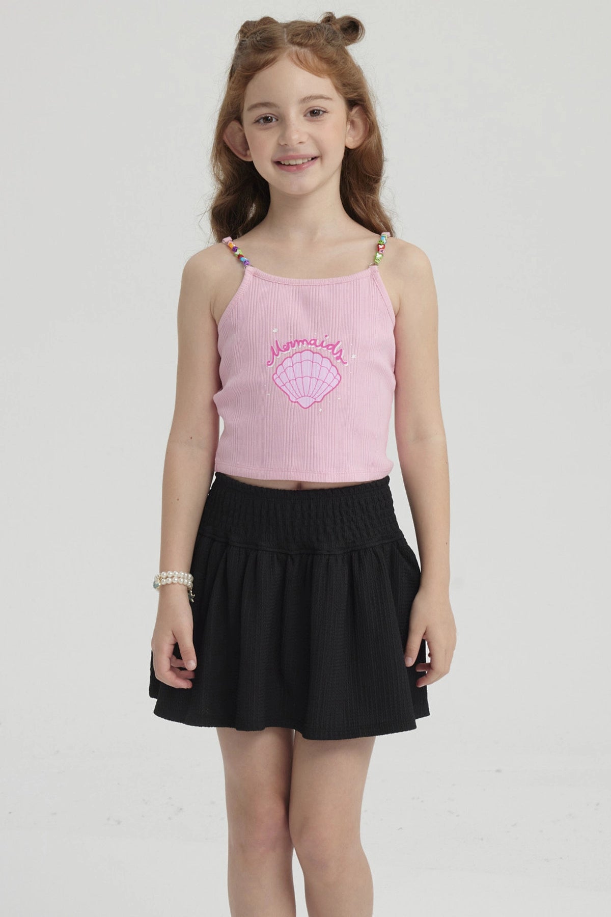 Peto Niña Rib Mostacilla Pabilo Rosado