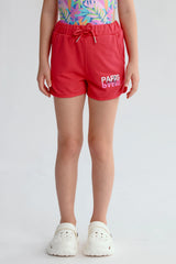 Short Niña Mini Print Fucsia