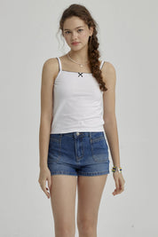 Peto Niña Con Lazo Blanco