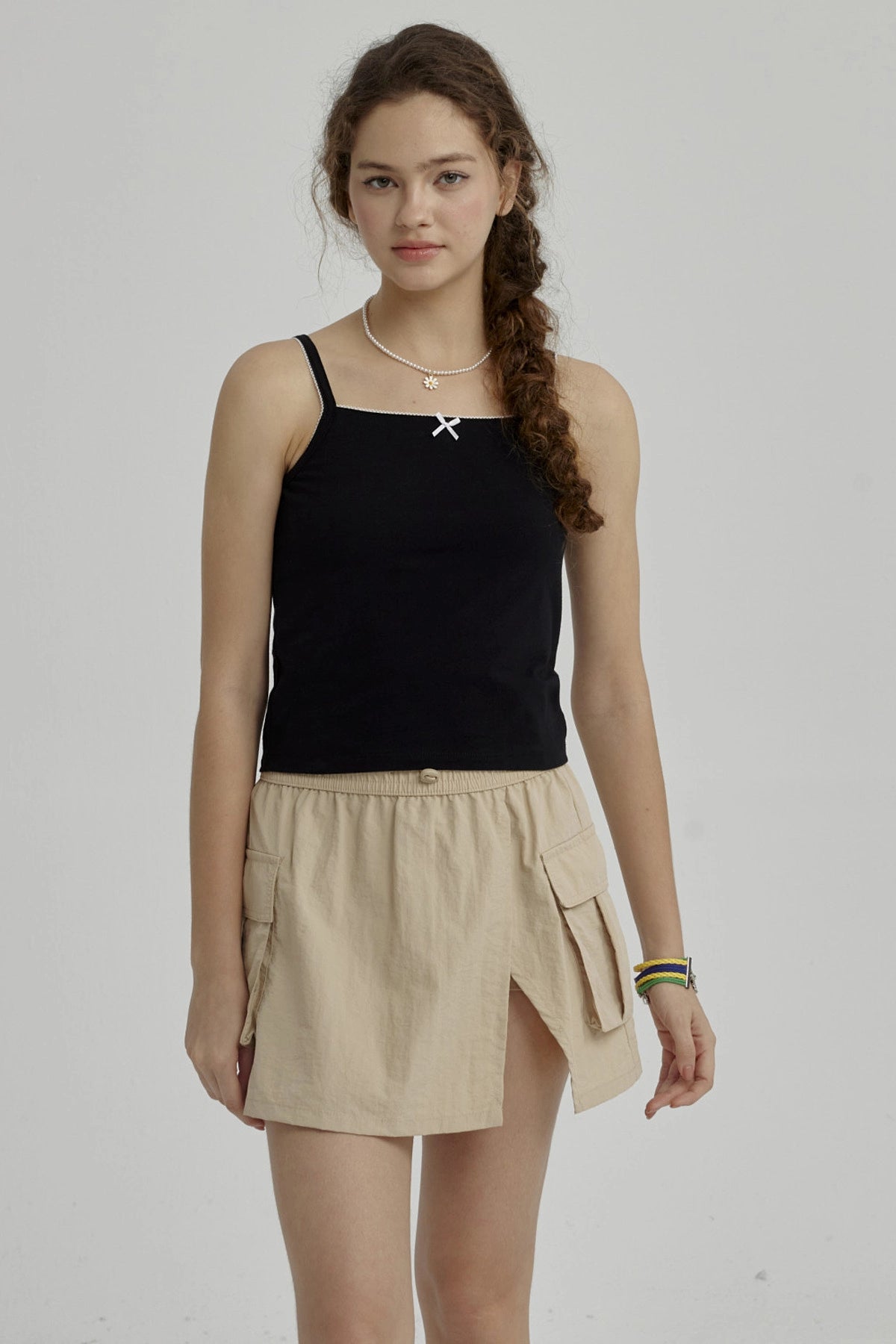 Peto Niña Con Lazo Negro