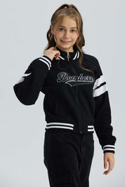 Chaqueta Niña College Negro