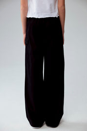 Pantalón Niña Parachute Con Bolsillo Negro