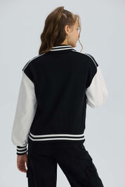 Chaqueta Niña Bomber Negro