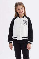 Chaqueta Niña Bomber Negro