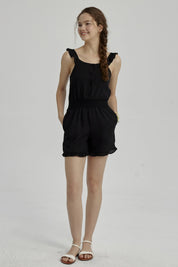 Enteritos Niña Corto Cintura Negro