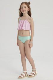 Traje de Baño Niña Bikini Estrella Rosado