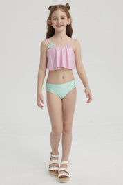 Traje de Baño Niña Bikini Estrella Rosado