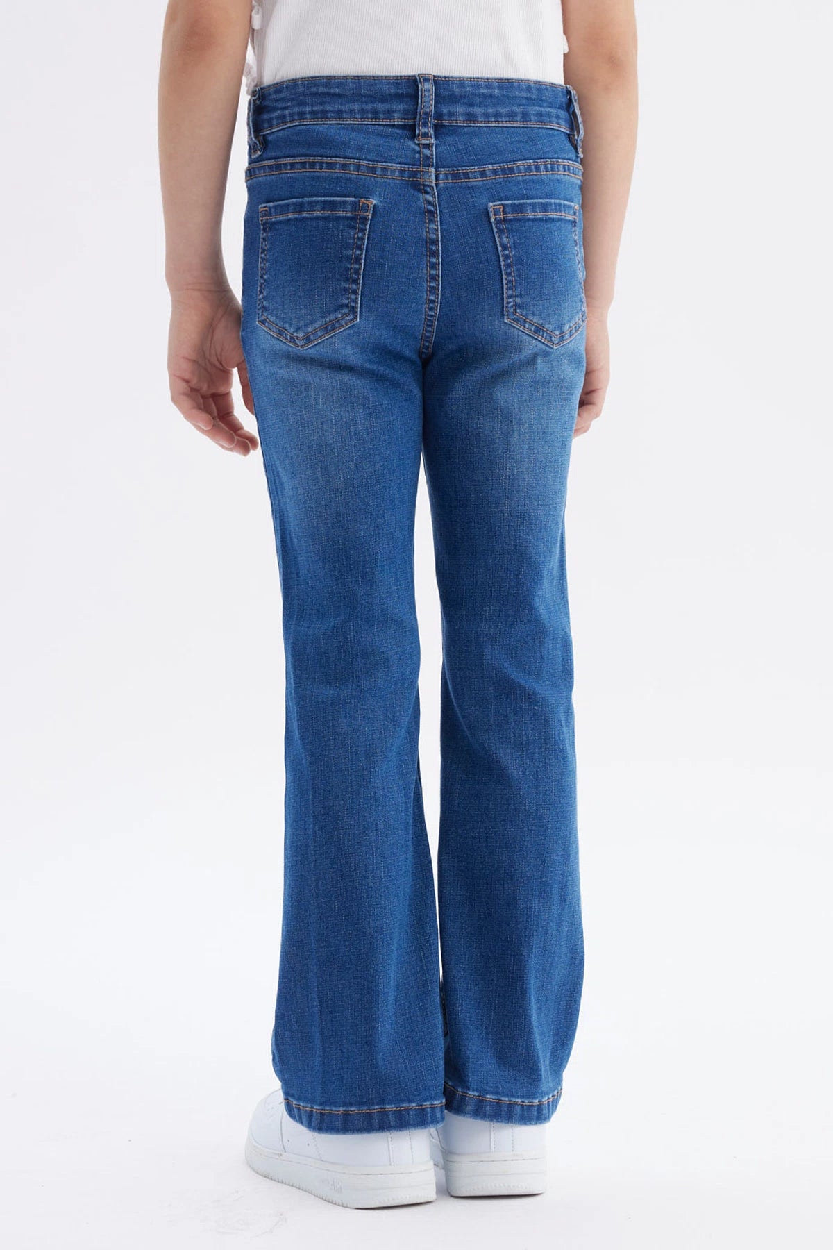 Jeans Niña Flare Azul