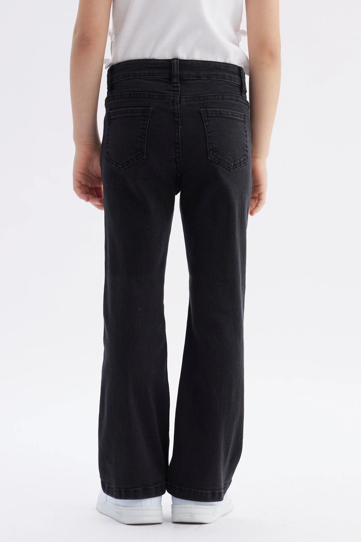 Jeans Niña Flare Negro