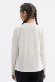 Polera Niña Básica Teen Beige