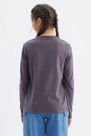 Polera Niña Básica Teen Marengo