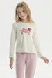 Polera Niña Básica Toddler Beige