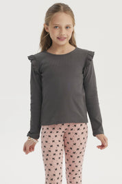 Polera Niña Teen Con Vuelos Marengo