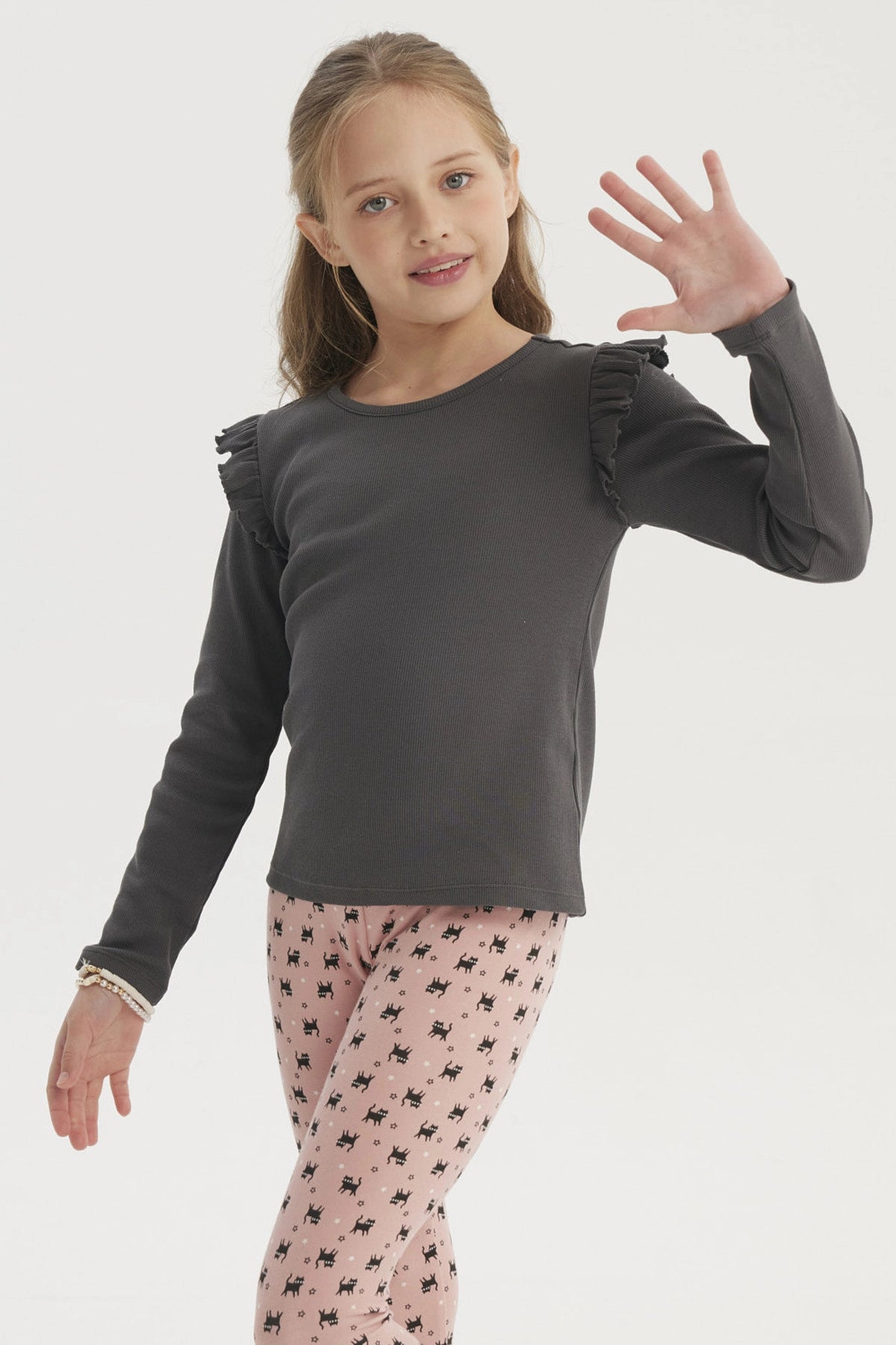 Polera Niña Teen Con Vuelos Marengo