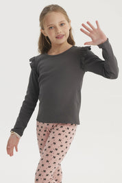 Polera Niña Teen Con Vuelos Marengo