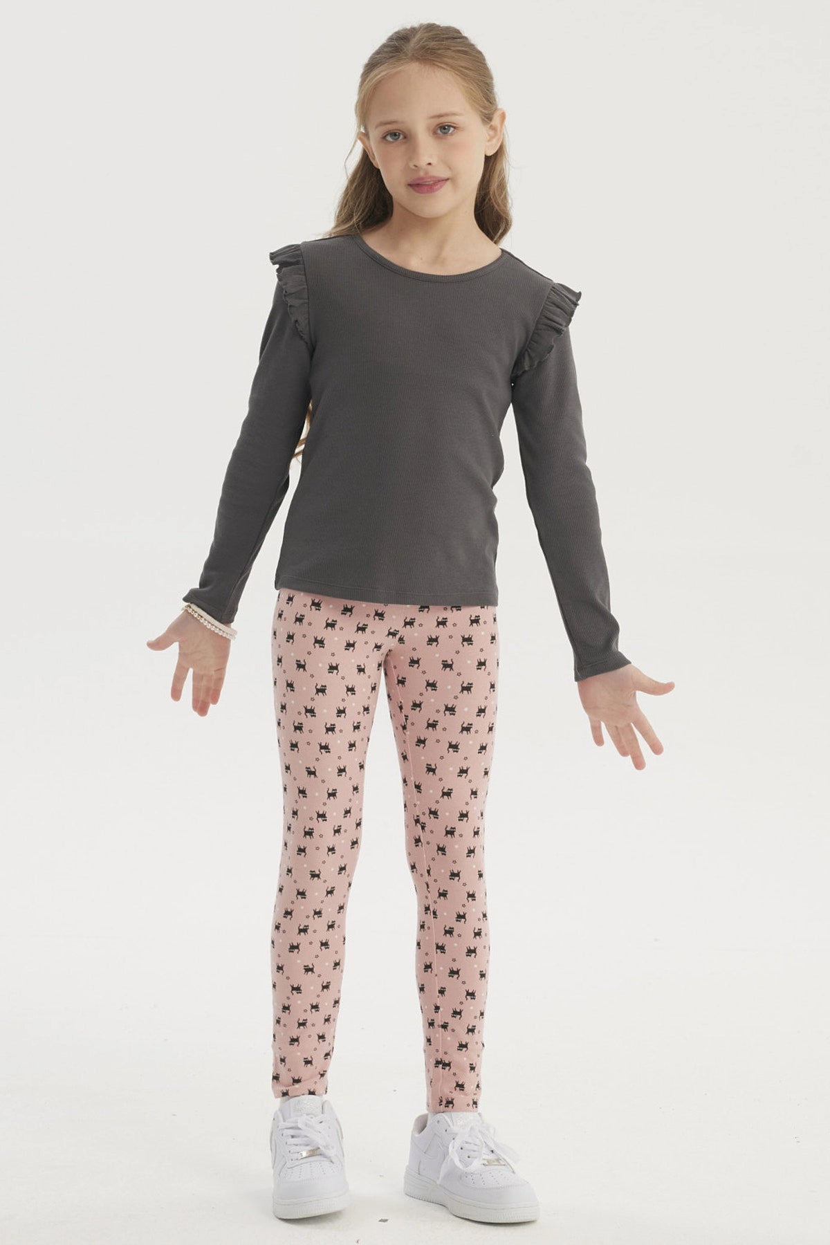 Polera Niña Teen Con Vuelos Marengo