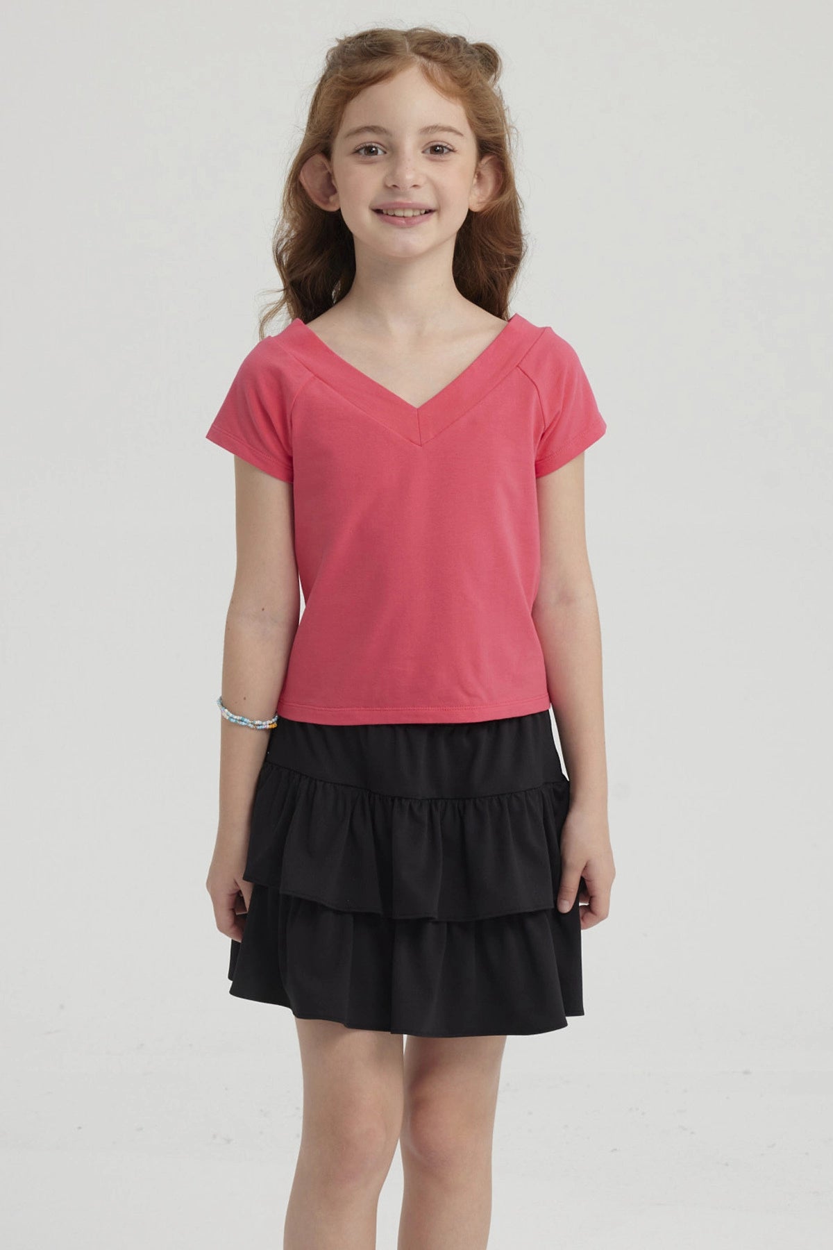 Polera Niña Teen Lisa Fucsia