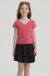 Polera Niña Teen Lisa Fucsia