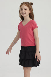 Polera Niña Teen Lisa Fucsia