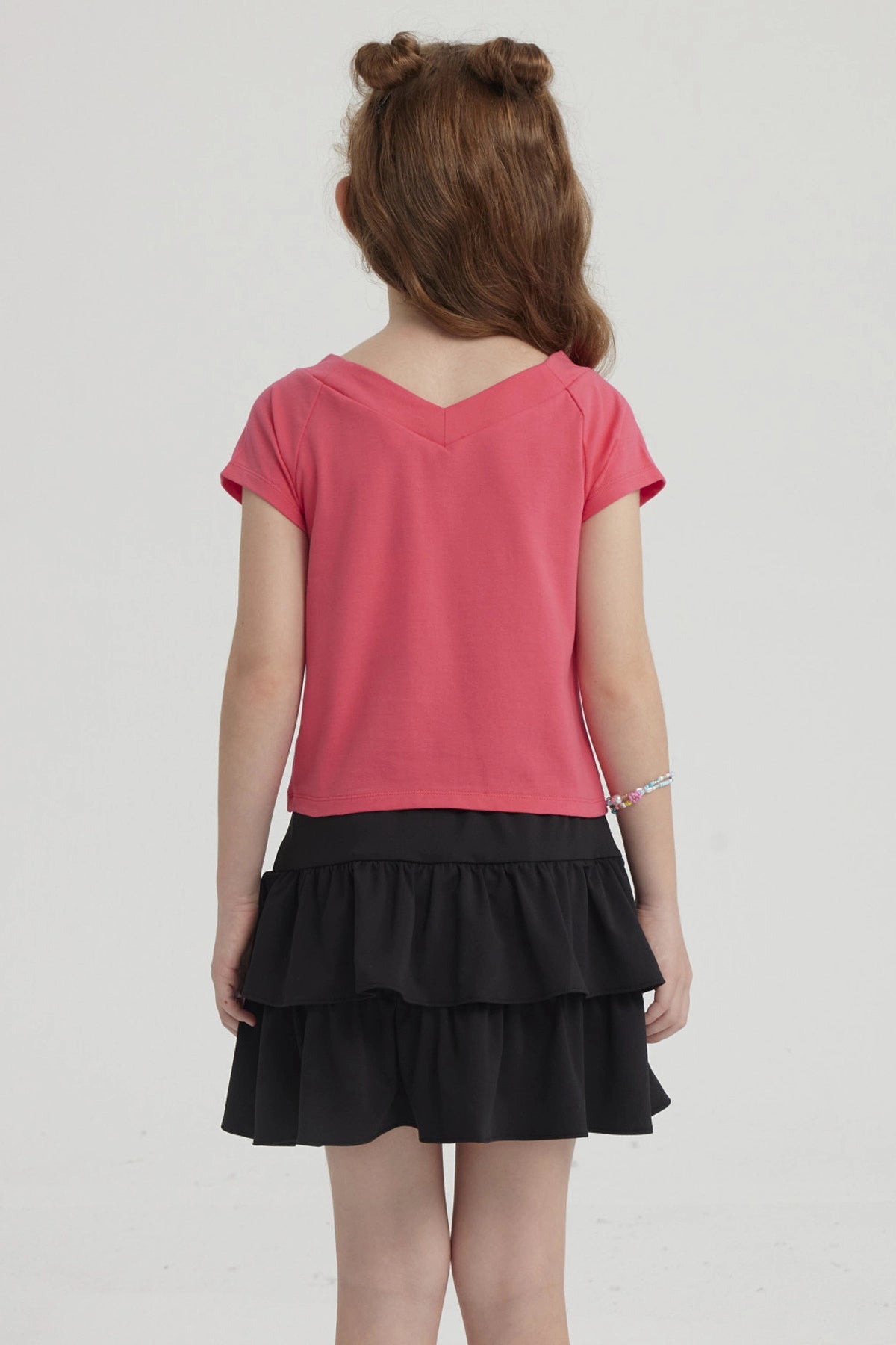 Polera Niña Teen Lisa Fucsia