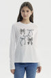 Polera Niña Básica Teen Blanco