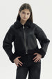 Chaqueta Niña Cuello Camisero Negro