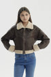 Chaqueta Niña Cuello Camisero Camel