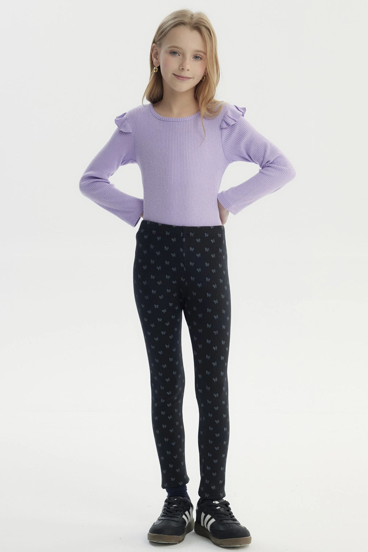 Calza Niña Slim Negro