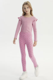 Calza Niña Slim Rosado