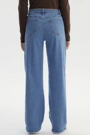 Jeans Niña Wide Leg Azul