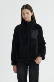 Polar Niña Slim Cuello Con Cierre Negro