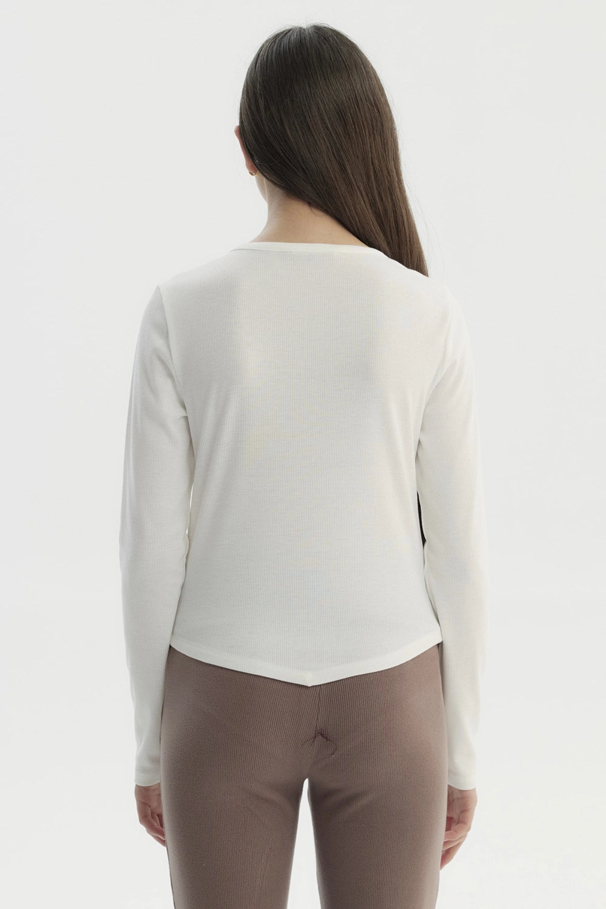 Polera Niña Slim Crudo