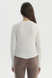 Polera Niña Slim Crudo