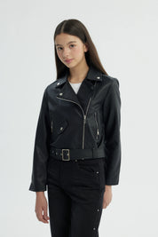 Chaqueta Niña Slim Negro