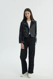 Chaqueta Niña Slim Negro