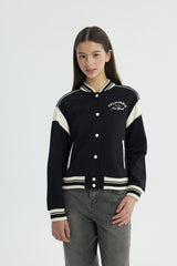 Chaqueta Niña Oversize Negro