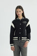 Chaqueta Niña Oversize Negro