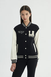 Chaqueta Niña Oversize Negro