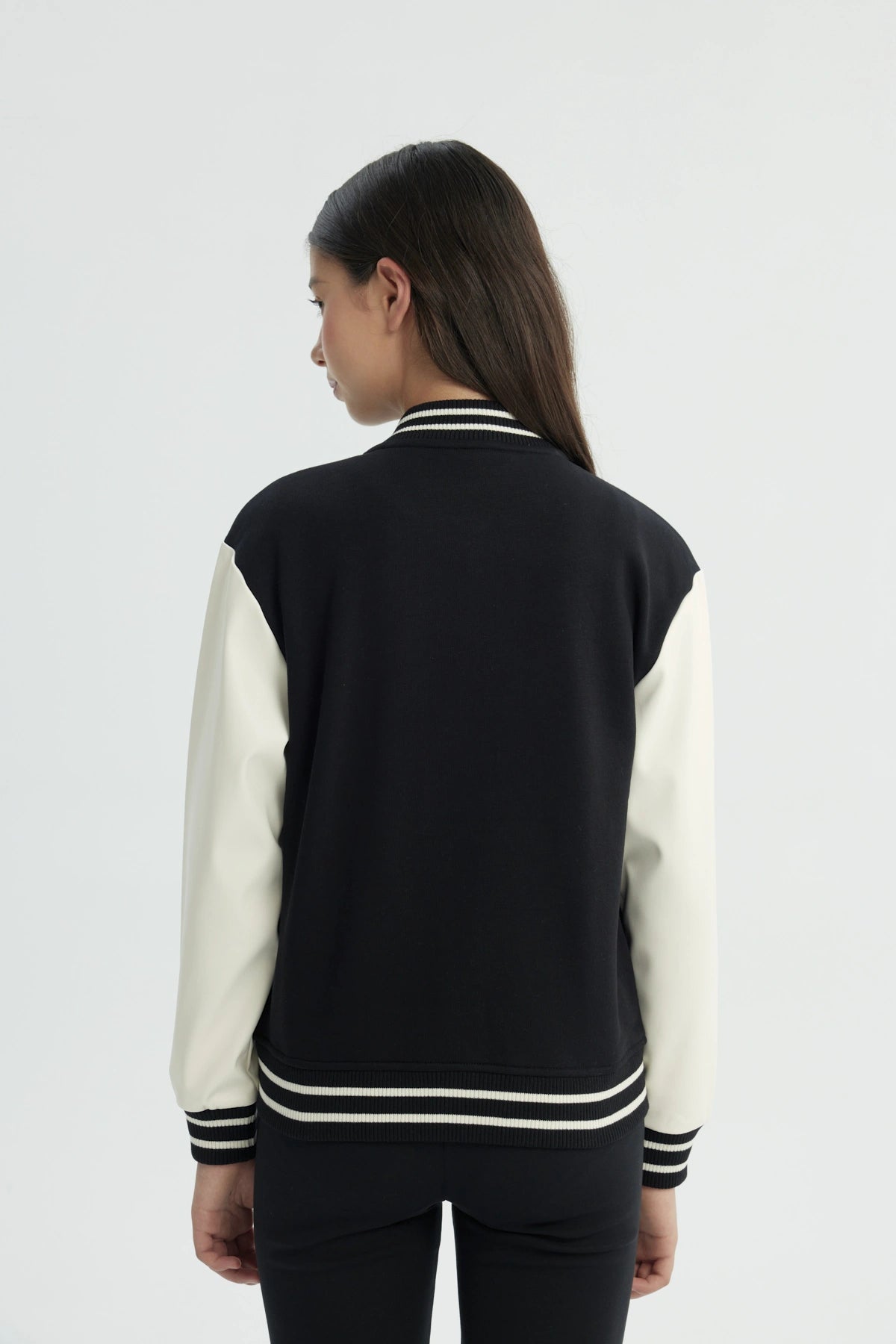 Chaqueta Niña Oversize Negro